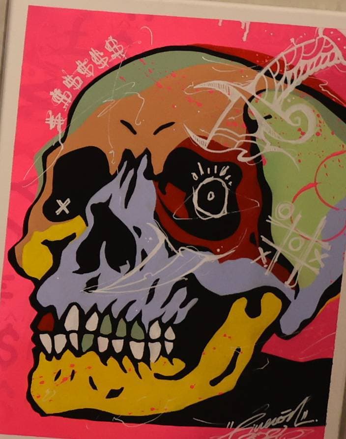 Afterglow — original pop-art canvas by Riverón